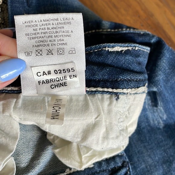 LA Idol Bling Wing Skinny Jean. Sz 5 - Picture 12 of 12